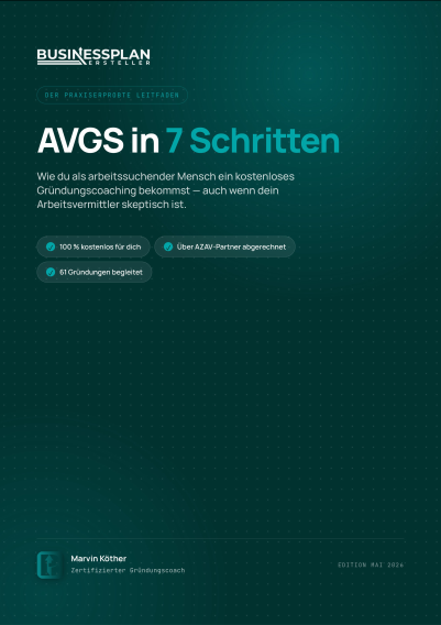 AVGS in 7 Schritten — Cover des Leitfadens